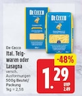 Ital. Teigwaren von De Cecco für 1,29 € bei EDEKA im Angebot Ital. Teigwaren von De Cecco im aktuellen EDEKA Prospekt