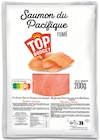 Saumon du Pacifique fumé - TOP BUDGET en promo chez Intermarché Super Saumon du Pacifique fumé - TOP BUDGET dans le catalogue Intermarché Super