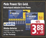 Longlife Power Mignon AA im Angebot bei EDEKA in Weimar Longlife Power Mignon AA Angebote von Varta bei EDEKA Weimar für 3,88 €