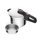 Autocuiseur Secure Easy - TEFAL en promo à 54,99 € chez Carrefour Autocuiseur Secure Easy - TEFAL dans le catalogue Carrefour