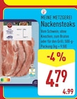 Nackensteaks im Angebot bei ALDI Nord in Halberstadt Nackensteaks Angebote von Meine Metzgerei bei ALDI Nord Halberstadt für 4,79 €