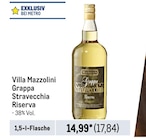 Grappa Stravecchia Riserva Angebote von Villa Mazzolini bei Metro Reutlingen für 17,84 €