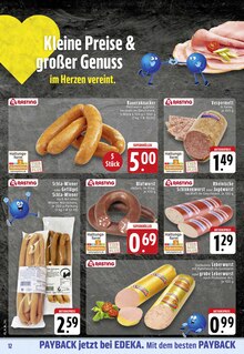 Wurst im EDEKA Prospekt "Aktuelle Angebote" mit 28 Seiten (Osnabrück)