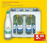 Aktuelle Mineralwasser Angebote bei Netto Marken-Discount in Dresden Aktuelles Mineralwasser Angebot bei Netto Marken-Discount in Dresden ab 5,49 €