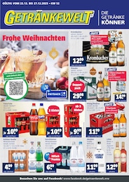 Mineralwasser Angebot im aktuellen Getränkewelt Prospekt auf Seite 1