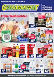 Gerolsteiner im Getränkewelt Prospekt in Bottrop Aktueller Getränkewelt Prospekt mit Gerolsteiner, "DIE GETRÄNKEKÖNNER", Seite 1