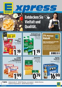 Bier im E xpress Prospekt "Entdecken Sie Vielfalt und Qualität." mit 4 Seiten (Kaufbeuren)