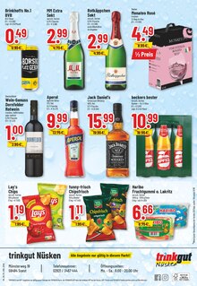Jack Daniels im aktuellen Trinkgut Prospekt (Soest) Jack Daniels im Trinkgut Prospekt "Aktuelle Angebote" mit 10 Seiten (Soest)