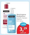 Intense Repair Bodylotion von Neutrogena im aktuellen budni Prospekt