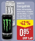 Aktuelle Monster Energy Angebote bei ALDI Nord in Göttingen Aktuelles Energydrink Original Angebot bei ALDI Nord in Göttingen ab 0,85 €