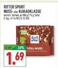 Aktuelle Ritter Sport Angebote bei Marktkauf in Bielefeld Aktuelles NUSSKLASSE Angebot bei Marktkauf in Bielefeld ab 1,69 €