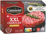 4 Steaks hachés pur bœuf surgelés XXL Charolais - Convivial en promo chez Intermarché Express 4 Steaks hachés pur bœuf surgelés XXL Charolais - Convivial dans le catalogue Intermarché Express
