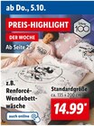 Renforcé-Wendebettwäsche bei Lidl im Quickborn Prospekt für 14,99 €