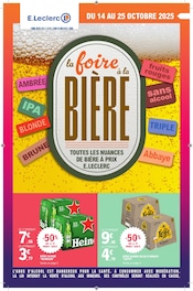 Catalogue E.Leclerc à Vitry-sur-Seine cette semaine, valable du 14/10/2025 au 25/10/2025 Prospectus E.Leclerc à Vitry-sur-Seine, "la foire à la BIÈRE", 20 pages de promos valables du 14/10/2025 au 25/10/2025