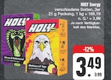 Zitrus & Kalamansi oder Himbeere & Yuzu im EDEKA Prospekt Zitrus & Kalamansi oder Himbeere & Yuzu von HOLY Energy im aktuellen EDEKA Prospekt für 3,49 €