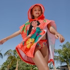 Cape de bain Vaiana orange clair fille à La Halle dans Botans Cape de bain Vaiana orange clair fille à La Halle dans Botans