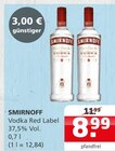 Vodka Red Label Angebote von SMIRNOFF bei Getränke Quelle Weydringer Halberstadt für 8,99 €