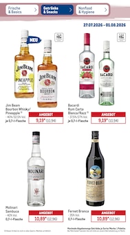 Bacardi im aktuellen METRO Prospekt (Bielefeld) Bacardi im METRO Prospekt "Wochenangebote Getränke & Snacks" mit 51 Seiten (Bielefeld)