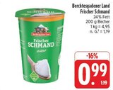 Frischer Schmand Angebote von Berchtesgadener Land bei EDEKA Amberg für 0,99 €