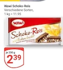 Schoko-Reis im Angebot bei GLOBUS in Pirmasens Schoko-Reis Angebote von Wawi bei GLOBUS Pirmasens für 2,39 €