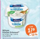 frischer Schmand von Milram im aktuellen tegut Prospekt für 1,29 €
