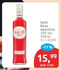Rosa Aperitivo von Sarti für 15,99 € bei budni im Angebot Rosa Aperitivo von Sarti im aktuellen budni Prospekt
