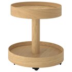 Beistelltisch mit Rollen Eichenfurnier im Angebot bei IKEA in Gotha Beistelltisch mit Rollen Eichenfurnier Angebote von STOCKHOLM 2025 bei IKEA Gotha für 149,00 €