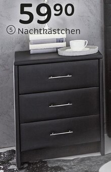 NACHTKÄSTCHEN Bicast, Lederlook Natur Schwarz bei XXXLutz Möbelhäuser in Aachen NACHTKÄSTCHEN Bicast, Lederlook Natur Schwarz im Angebot bei XXXLutz Möbelhäuser Aachen für 59,90 €