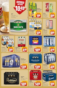 Krombacher im aktuellen REWE Prospekt (Willich) Krombacher im REWE Prospekt "Dein Markt" mit 32 Seiten (Willich)
