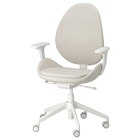 Drehstuhl mit Armlehnen Gunnared beige/weiß im IKEA Prospekt Drehstuhl mit Armlehnen Gunnared beige/weiß von HATTEFJÄLL im aktuellen IKEA Prospekt für 329,00 €