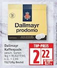 Kaffeepads von Dallmayr im aktuellen EDEKA Prospekt
