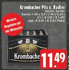 Pils o. Radler Angebote von Krombacher bei E center Plettenberg für 11,49 €