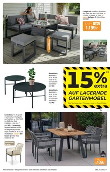 Gartenmöbel im Opti-Wohnwelt Prospekt "DRINNEN & DRAUSSEN SPEISEN SPEZIAL" mit 16 Seiten (Bremen)