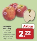 Tafeläpfel Pink Lady bei combi im Löhne Prospekt für 2,22 €