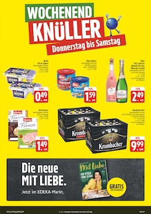 Bier im EDEKA Prospekt "Wir lieben Lebensmittel!" mit 28 Seiten (Erlangen)