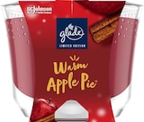 Duftkerze im Glas Warm Apple Pie 1 St von glade im aktuellen dm-drogerie markt Prospekt