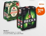 Beck's Unfiltered oder Beck's im Angebot bei tegut in Schwäbisch Gmünd Beck's Unfiltered oder Beck's Angebote von Beck's bei tegut Schwäbisch Gmünd für 3,99 €