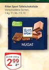 Tafelschokolade Nugat Angebote von Ritter Sport bei GLOBUS Halle für 2,99 €