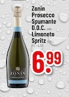 Prosecco Spumante D.O.C. im Angebot bei Trinkgut in Offenbach Prosecco Spumante D.O.C. Angebote von Zonin bei Trinkgut Offenbach für 6,99 €