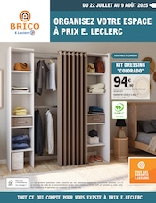 Prospectus Supermarchés E.Leclerc en cours à Saint-André-Treize-Voies et alentours, "ORGANISEZ VOTRE ESPACE À PRIX E.LECLERC", 16 pages, 22/07/2025 - 09/08/2025 Catalogue Supermarchés E.Leclerc en cours à Saint-André-Treize-Voies et alentours, "ORGANISEZ VOTRE ESPACE À PRIX E.LECLERC", 16 pages, 22/07/2025 - 09/08/2025