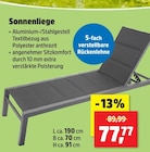 Sonnenliege im Angebot bei Thomas Philipps in Gotha Sonnenliege Angebote bei Thomas Philipps Gotha für 77,77 €