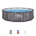 Piscine hors sol ronde Steel Pro Max - BESTWAY en promo chez Carrefour Market Piscine hors sol ronde Steel Pro Max - BESTWAY dans le catalogue Carrefour Market