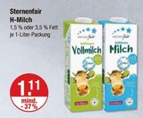 H-Milch von Sternenfair im aktuellen V-Markt Prospekt für 1,11 €