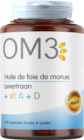 Om3 huile de foie de morue 120 capsules - OM3 en promo chez NaturéO Nancy à 19,99 €