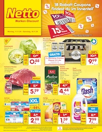 Netto Marken-Discount Prospekt: "Aktuelle Angebote", 54 Seiten, 11.11.2024 - 16.11.2024