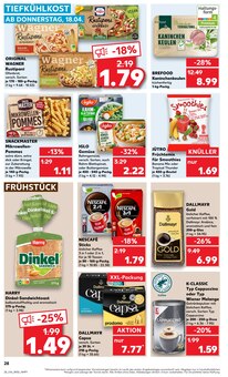 Nescafe im Kaufland Prospekt "Aktuelle Angebote" mit 56 Seiten (Ulm)