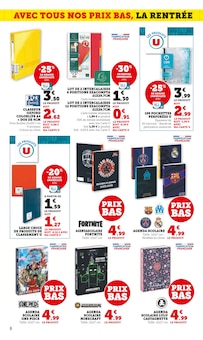 Promo Classeur dans le catalogue Super U du moment à la page 8