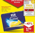 Butter oder Streichzart von Weihenstephan für 1,99 € bei Netto Marken-Discount im Angebot Butter oder Streichzart von Weihenstephan im aktuellen Netto Marken-Discount Prospekt