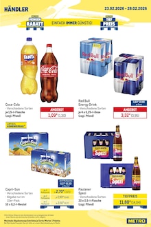 Energydrink im METRO Prospekt "Wochenengebote Händler + Gewinnspiel + Monats Mix" mit 28 Seiten (Meerbusch)