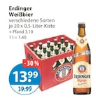 Weißbier von Erdinger im aktuellen V-Markt Prospekt für 13,99 €